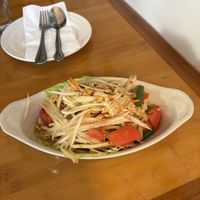 Green papaya salad   at May Kaidee in New York City