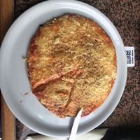 Vegan gluten free pizza (the ones with normal dough are bigger)  at Picerija Hitri in Medvode