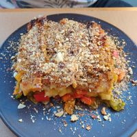 lasagne at Malaika in Tenerife