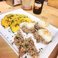 Tortelloni interpretation at Malaika in Tenerife