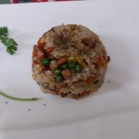 Veg fried rice at Master Ruma Happy Golden Age in Phnom Penh