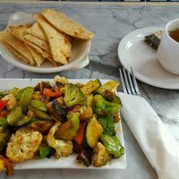 Grilled Marinated Veggies at Cafe Izmir Mediterranean Tapas in Grapevine