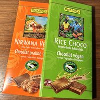 Lots of vegan offerings, including a range of chocolates 🍫  at Hofladen in Basel