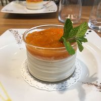 Panna  cotta apricot at La Petite Cuillère in Nancy