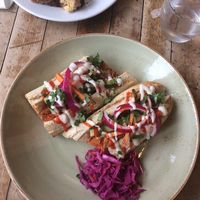 Pulled jackfruit  at Boston Tea Party in Bath