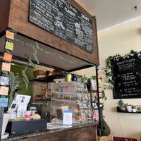 Inside counter  at Fancy Plants Cafe in Chicago