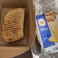 Cheese sandwich w/ chips (take away)  at Fancy Plants Cafe in Chicago