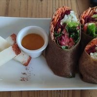 Burrito Crudi at La Raiz de la Tierra in Ixtapa