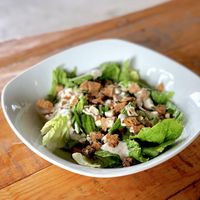 Caesar Chavez Salad. at La Raiz de la Tierra in Ixtapa