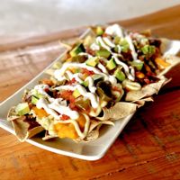 Nachos. at La Raiz de la Tierra in Ixtapa