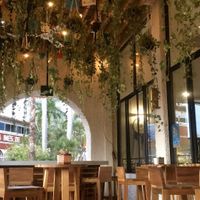 Outdoor seating  at La Raiz de la Tierra in Ixtapa