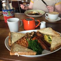 Vegan boss breakfast  at Boston Tea Party in Bristol