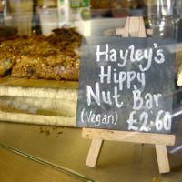 Hayley's Hippy Nut Bar - vegan  at Boston Tea Party in Bristol