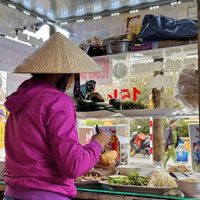 Behind the scenes  at Hoi Banh My Chay - Food Stall in Hoi An