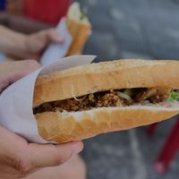 The yummy banh mi at Hoi Banh My Chay - Food Stall in Hoi An