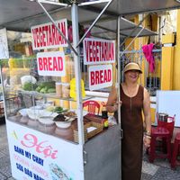 Vegan Banh Mi in Hoi An at Hoi Banh My Chay - Food Stall in Hoi An