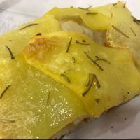 Potato pizza  at Pizza Dai Cinque in Rome