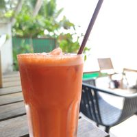 Carrot juice at Cafe Culture in Koh Tao
