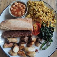 Vegan English Breakfast at Cafe Culture in Koh Tao