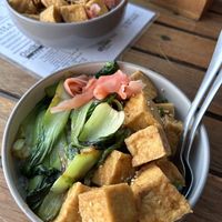 Vegan tofu bowl  at Cafe Culture in Koh Tao