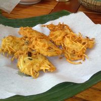 Fried potato patties at Da Nang Com Chay - Duong Dinh Nghe in Da Nang