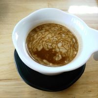 Coconut milk coffee at Da Nang Com Chay - Duong Dinh Nghe in Da Nang