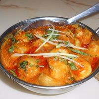 Indian Rasoi - Mushroom Masala - way to spicy for me but good flavor behind the heat at Indian Rasoi in Pattaya