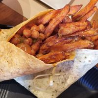 Fajitas at La Huella Vegana in Alcala De Henares