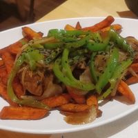 Sticky's ... Seitan salteado con verduras at La Huella Vegana in Alcala De Henares