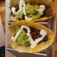 Tacos de seitan con guacamole at La Huerta de Almeria - Malasaña in Madrid