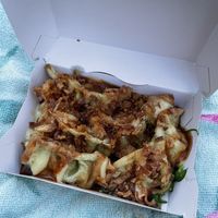 Gyozas vegetales  at La Huerta de Almeria - Malasaña in Madrid