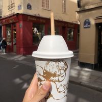 vegan milkshake   at Amorino - L'ile Saint Louis  in Paris