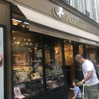 Outside at Amorino - Vavin in Paris