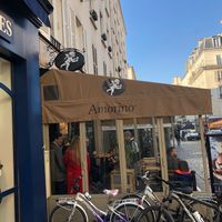 Outside of the storw at Amorino - Cler in Paris