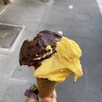 Mango and spicy chocolate  at Cremeria Monteforte in Rome