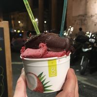 Chocolate and forest berry at Cremeria Monteforte in Rome