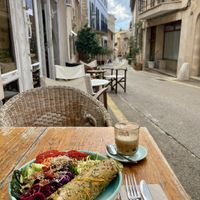 Wrap + Ice coffeee  at Verdeteja in Mallorca