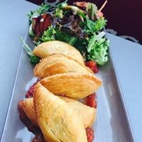 Mini Curry Puffs at Cracked Pepper Restaurant in Frankston