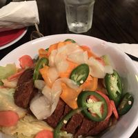 Asian style salad with Saiten and extra jalapeños  at Pet Shop in Jersey City