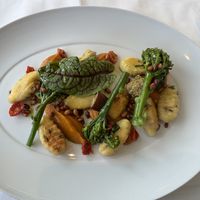 Gnocchi. Also delicious    at Terra Nostra Hotel Restaurant in Sao Miguel