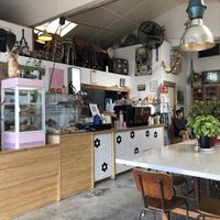 Interior at Grey Gardens Cafe in Hamilton