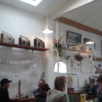 interior at Grey Gardens Cafe in Hamilton