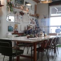 interior at Grey Gardens Cafe in Hamilton