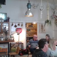 interior at Grey Gardens Cafe in Hamilton
