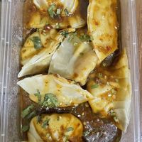 Mala dumplings  at Mai3 Veggie Kitchen - Raya Tuban in Kuta