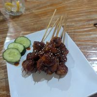 Mushroom skewers, to die for at Mai3 Veggie Kitchen - Raya Tuban in Kuta