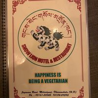   at Snow Lion Hotel & Veg Restaurant in Dharamshala
