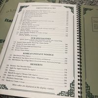 Menu  at Nick's Italian Kitchen in Dharamshala