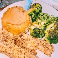 Seitan, mash /gravy ! insta @ gabeedeeats at The Beer Plant in Austin