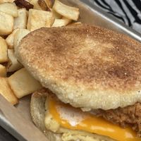 Honey butter chicken sandwich  at The Beer Plant in Austin